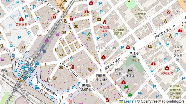 バグース 町田東口店の周辺地図