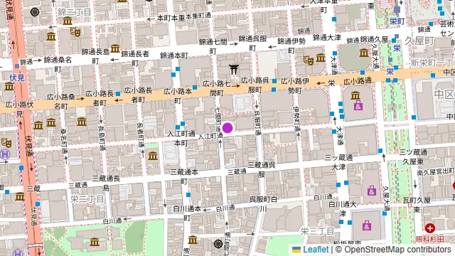 まかまか 名古屋栄住吉店の周辺地図