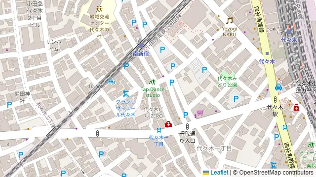 もんきち 代々木の周辺地図