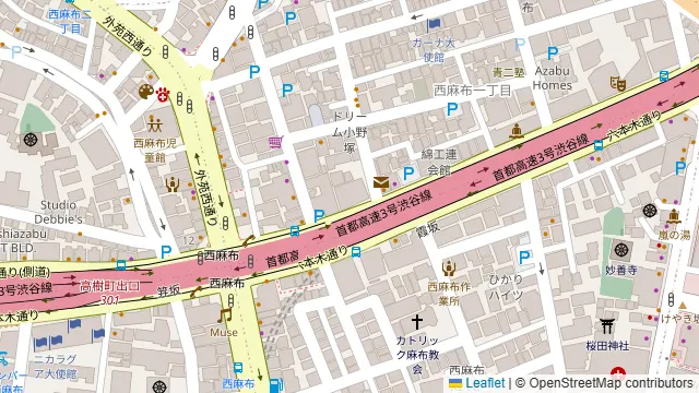 バー&レストラン ココノマ/ホテル&レジデンス六本木の周辺地図