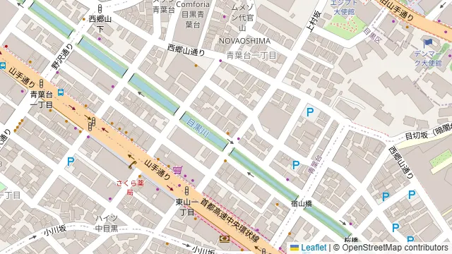 Ti picchio 中目黒の周辺地図