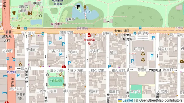 ギャラリー八角の周辺地図