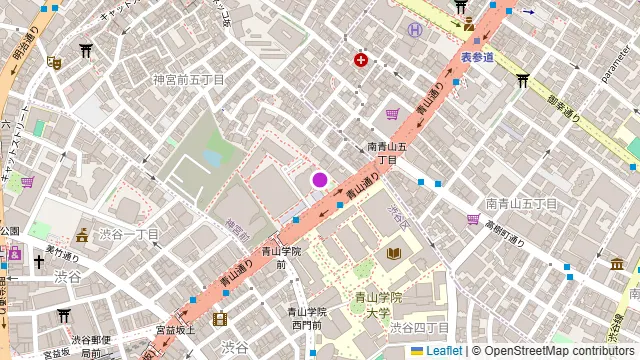 居酒屋 めがみや 表参道・原宿店の周辺地図
