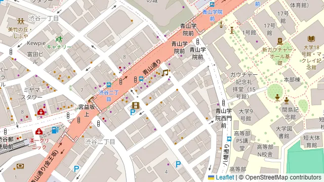 bliss space渋谷の周辺地図
