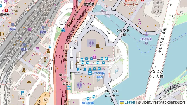 フレンチレストラン にき亭 そごう横浜店の周辺地図