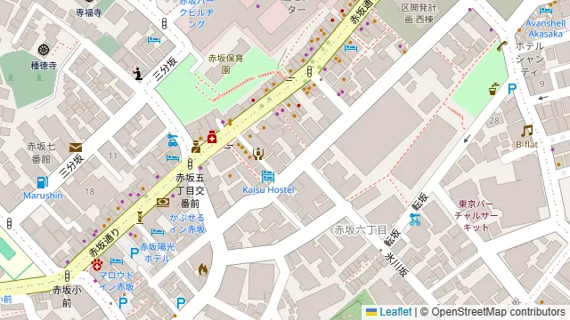 Akasaka Zen Spaceの周辺地図
