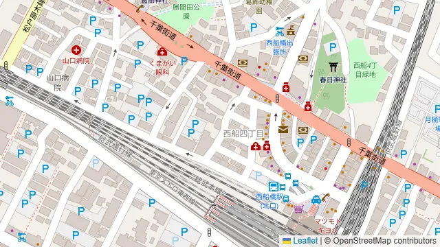 魚屋十番 西船橋店の周辺地図
