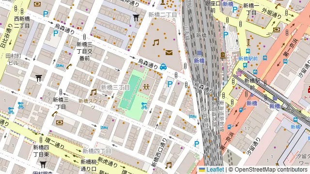 カラオケ ビッグエコー 新橋烏森口店の周辺地図
