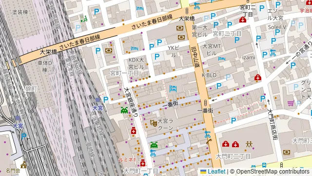 STARS大宮の周辺地図