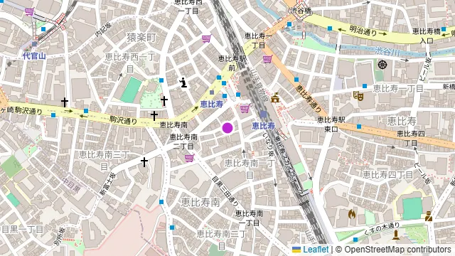 恵比寿シーシャ&バー ラファーム La Femmeの周辺地図