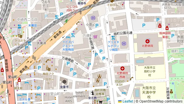 SKY Rental Studioの周辺地図