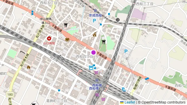 Bistro coma 西船橋店の周辺地図