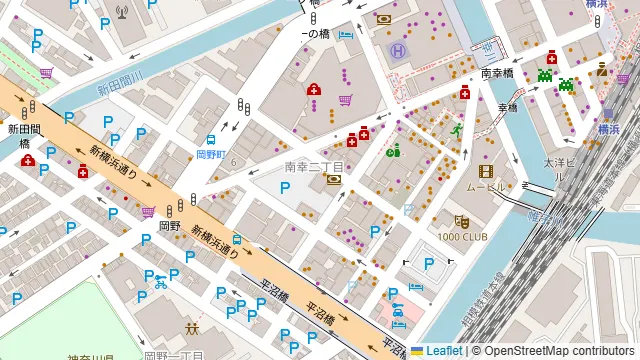 シュラスコ&ビアレストラン ALEGRIA YOKOHAMAの周辺地図