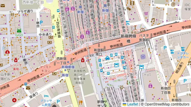 FUN SPACE 新宿歌舞伎町の周辺地図