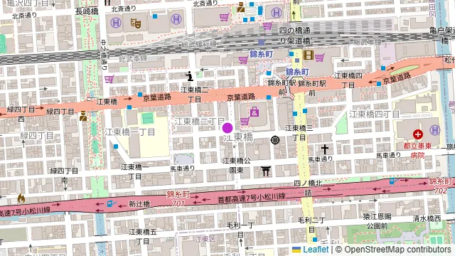 ピッツェリアバール LoRo 錦糸町店の周辺地図