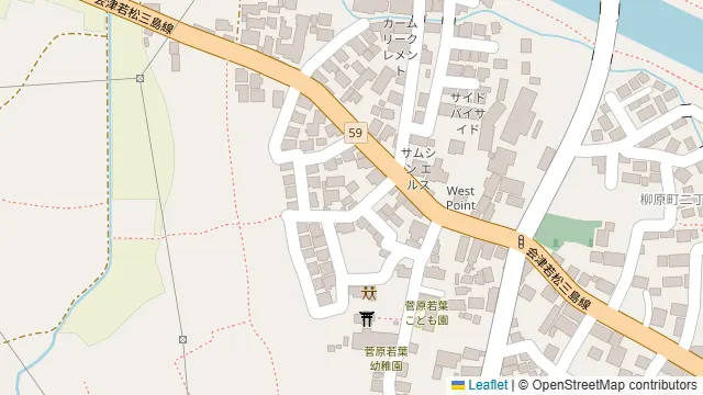 SHARE BASE Aizu（シェアキッチンB）の周辺地図