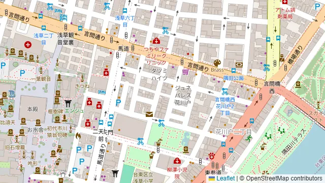 ニュープラシッダ 浅草店の周辺地図