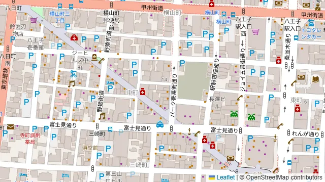 Bar moon walk (ムーンウォーク) 八王子店の周辺地図