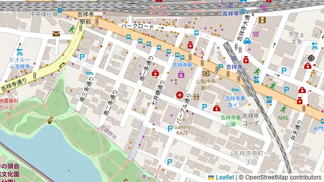 MARUI TOCLUS WORK 吉祥寺の周辺地図