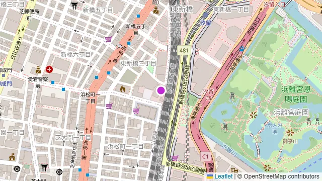 沖縄居酒屋 パラダヰス 大門・浜松町の周辺地図