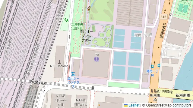 ブッチャー・リパブリック 品川 シカゴピザ&BBQステーキの周辺地図
