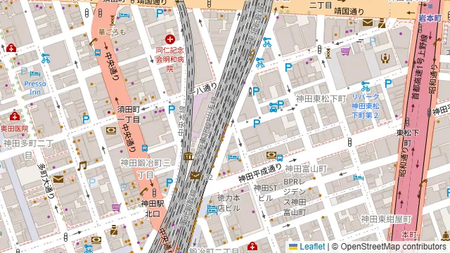 アニメバー ELIXIRの周辺地図