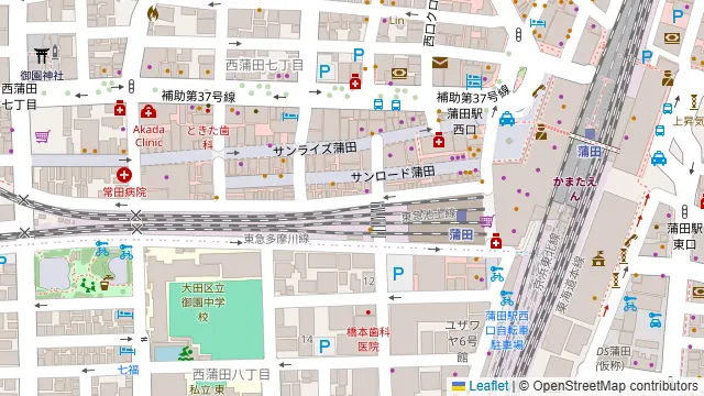 串幸 本店の周辺地図