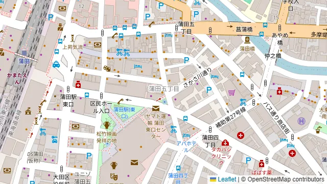TIME SHARING 蒲田 第二美須ビルの周辺地図