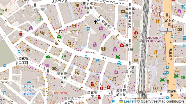 event lounge warpの周辺地図