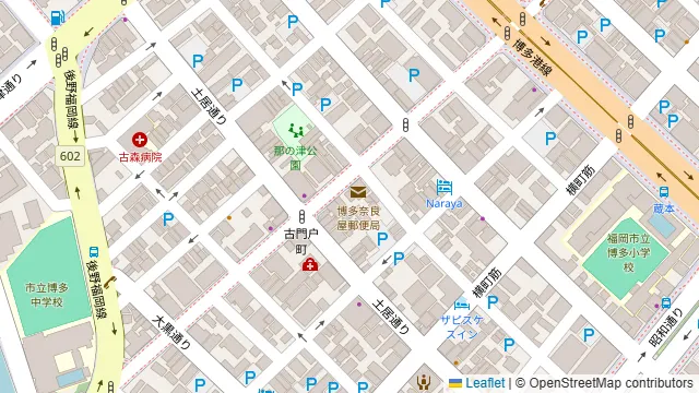 天神ミートダイニング レッドペッパーの周辺地図