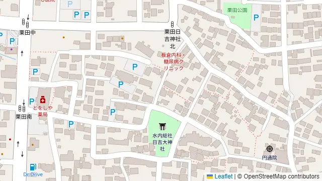 茜屋 長野駅前店の周辺地図