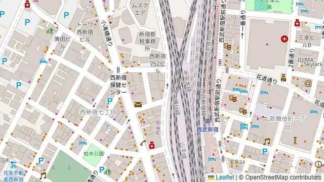 イタリアン＆ワインバー CONA西新宿店の周辺地図