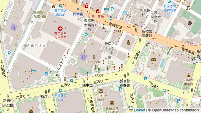 ザ サクラ ダイニング トウキョウの周辺地図