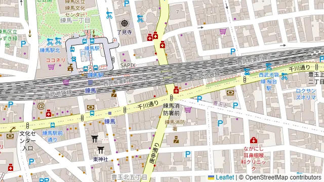 Darts UP(ダーツ アップ)練馬店の周辺地図