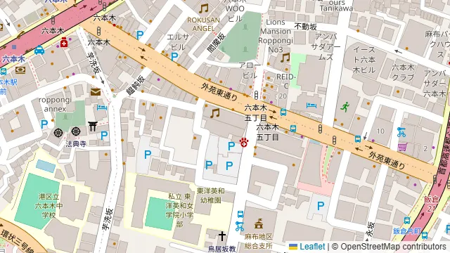 小料理屋 RUKAの周辺地図
