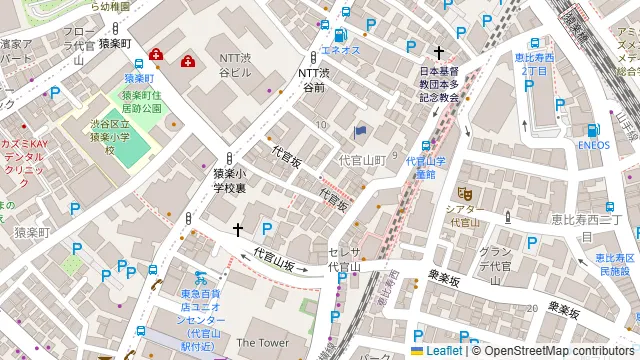 ADONIS 恵比寿代官山渋谷南口店の周辺地図