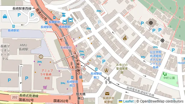 焼鳥 こう庵 長崎駅前の周辺地図