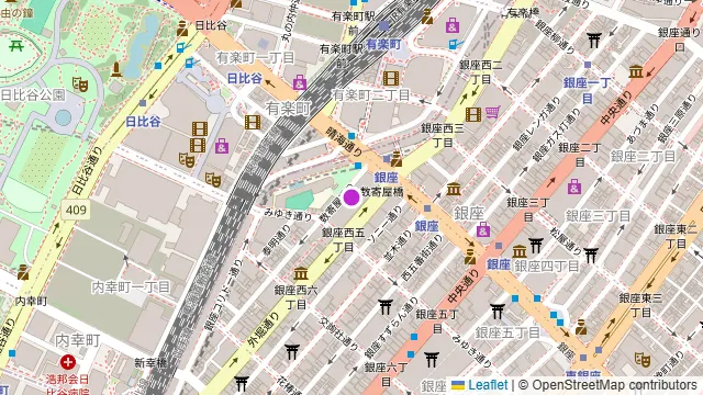 THE APOLLO GINZAの周辺地図