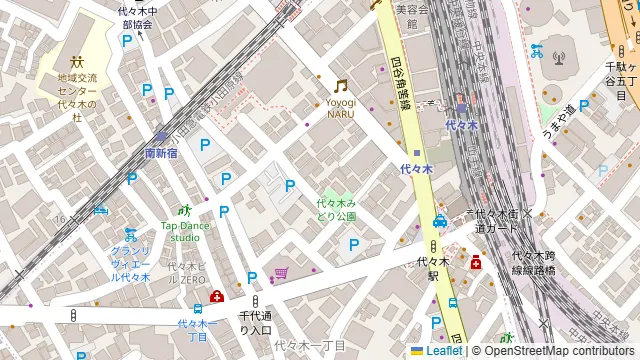 上海酒場 代々木西口店の周辺地図