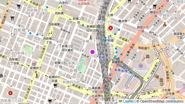 B‐GARAGE 新橋銀座口駅前店の周辺地図