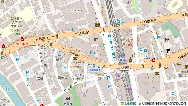なっぱごちそう 目黒店の周辺地図