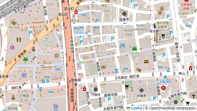 東北だべさの周辺地図