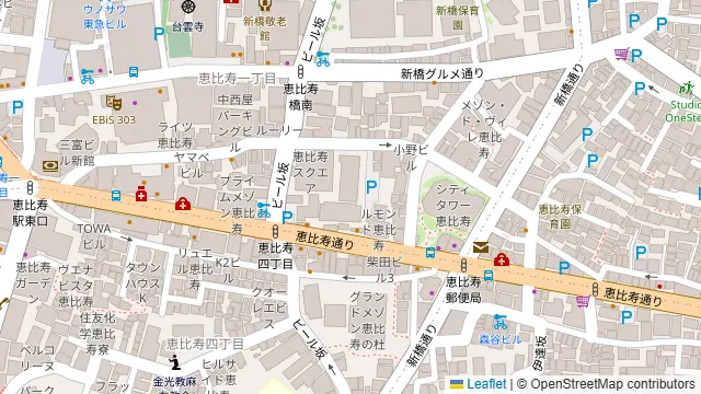 LUXISの周辺地図