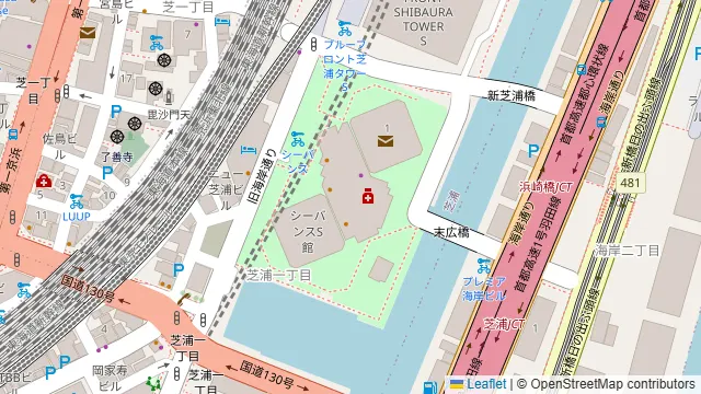 MANDIR 浜松町店の周辺地図