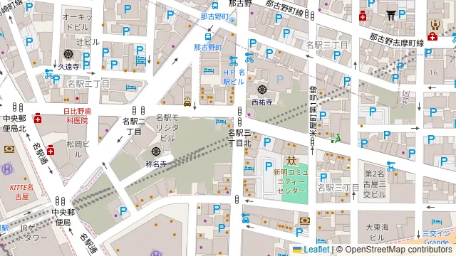 伍味酉 なごのみせ (GOMITORI)の周辺地図