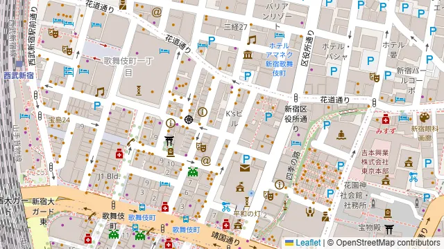 SEKAIDE1BAR(セカイデイチバー) 新宿の周辺地図