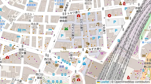 KARAOKE HUNDRED 池袋西口店の周辺地図