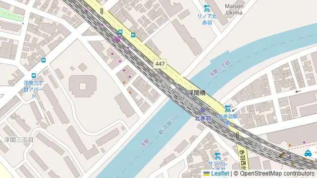 リノア北赤羽 つながるば.の周辺地図