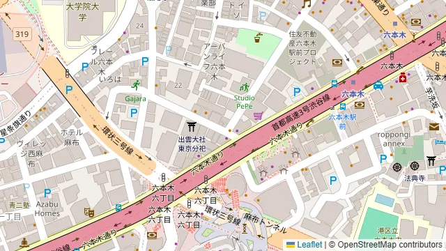 ダイニングバーDoRaの周辺地図
