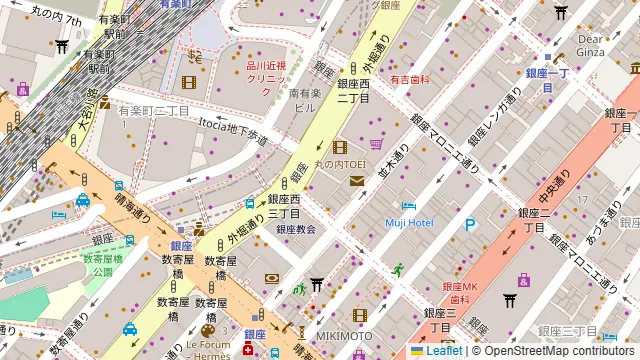 アジアンダイニング SEANA. 銀座店の周辺地図